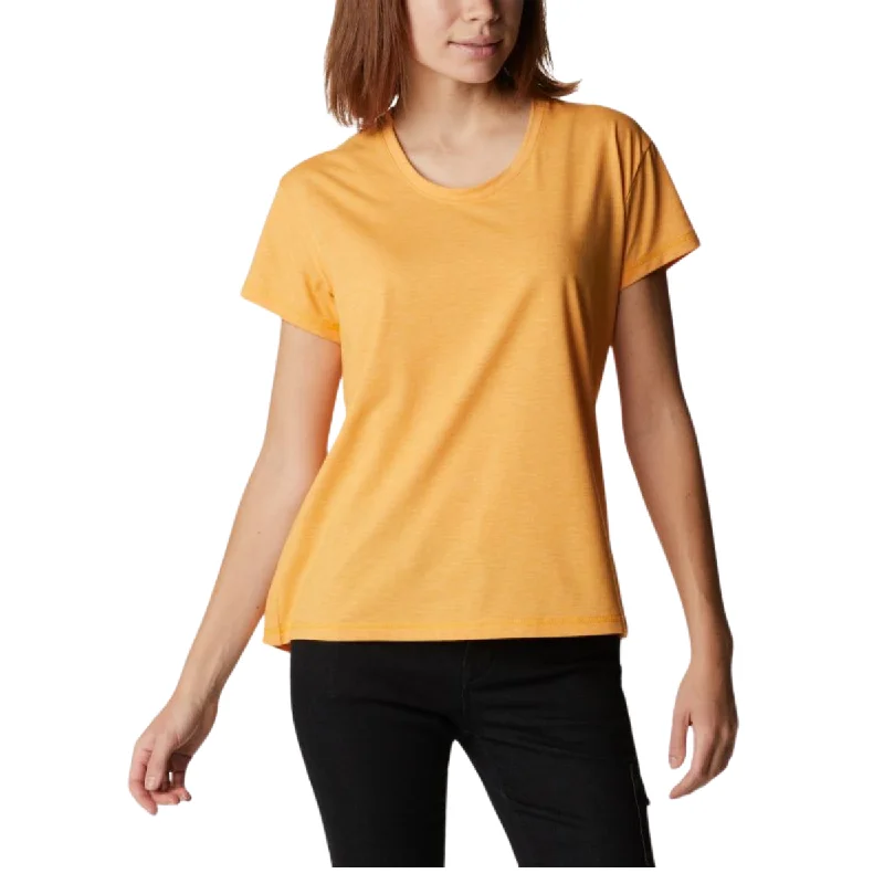 Columbia T-Shirt Sun Trek - Femme Notch Collar Peter Pan Collar Cowl Neck