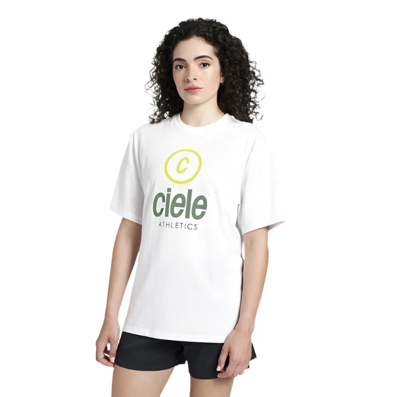 Ciele U ORTShirt C-Plus Proust Running Shirt Mesh Blend Leather Blend Suede Blend