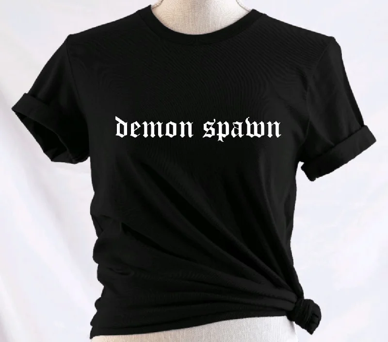 Demon Spawn T-Shirt Hooded Caped Shawl Collar