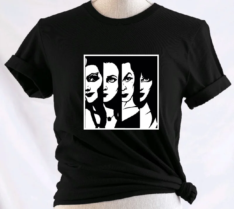 Horror Girls T-Shirt Elegant Classic Vintage