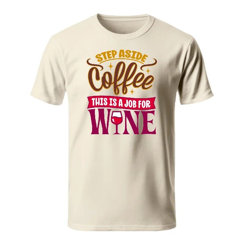 Step Aside Coffee Unisex T-Shirt Hooded Caped Shawl Collar