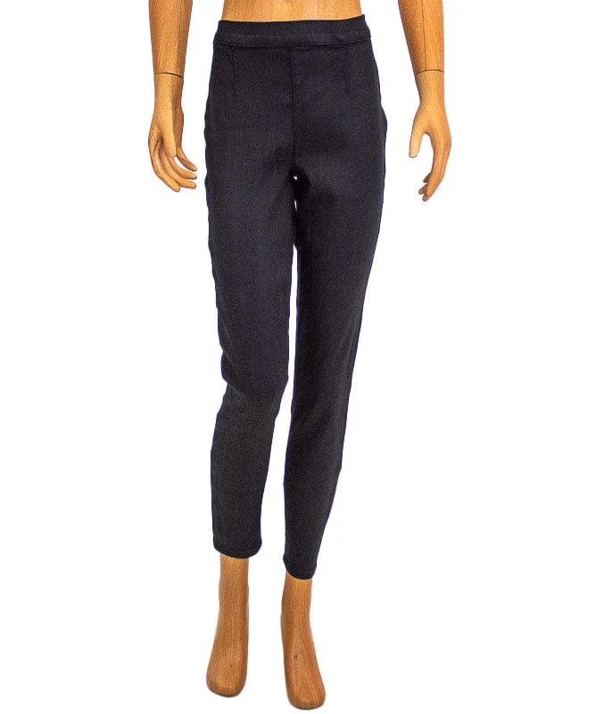 Black "Jesse" Skinny Denim Jean Legging Comfortable Sports Performance Tights